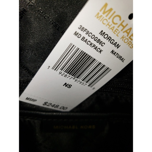 Michael Kors Leopard Morgan Medium Backpack, NWT - Picture 4 of 5